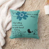 感動的信じ引用文 クッション (ブランケット)