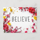 感動的信じ引用文 ポストカード (正面)