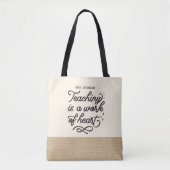 感動的先生の高フェイクさ トートバッグ (正面)