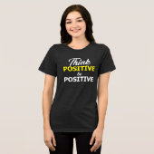 感動的前向きシャツ トライブレンドＴシャツ (正面全面)