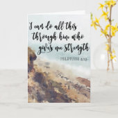 感動的前向き引用文 カード (黄色い花)