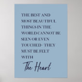 感動的前向き肯定ウォールアートモデティヴ ポスター (正面)