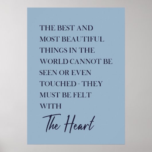 感動的前向き肯定ウォールアートモデティヴ ポスター (正面)