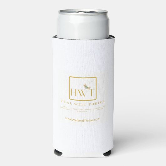 感動的勇気付けられるとサポート スリム缶クーラー (Seltzer正面)