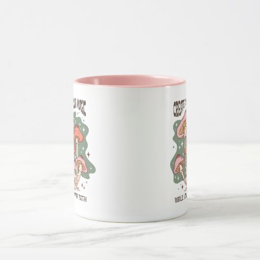 感動的勇気付けられる独自の魔法ギフトの作成 マグカップ (中央)