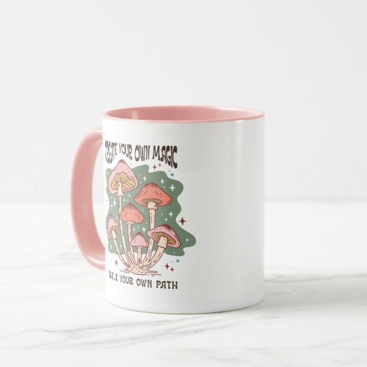 感動的勇気付けられる独自の魔法ギフトの作成 マグカップ (正面左)