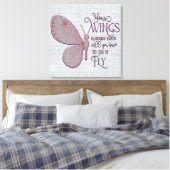 感動的勇気付けられる/引用文 キャンバスプリント (インサイチュ (寝室))