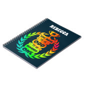 感動的可愛いカラフル ノートブック (左側)