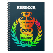 感動的可愛いカラフル ノートブック (正面)