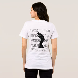 感動的名言バックプリントTシャツ トライブレンドTシャツ