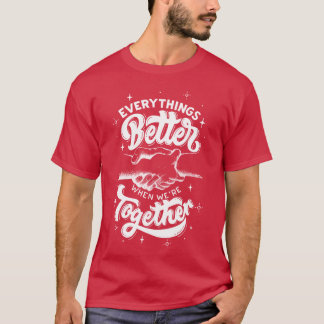 感動的名言ファミリー Tシャツ