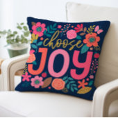 感動的喜びフローラ枕、モチベーションを選択 クッション