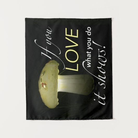 感動的太陽の白熱［赤熱］光を放つ引用文 タペストリー (正面)