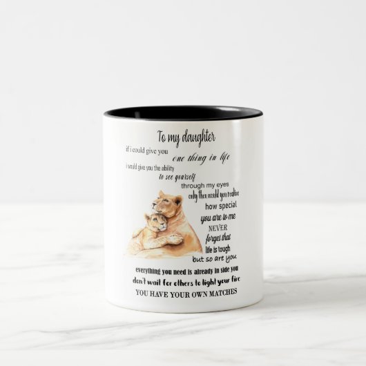 /感動的娘に2音式コーヒーマグ ツートーンマグカップ (中央)