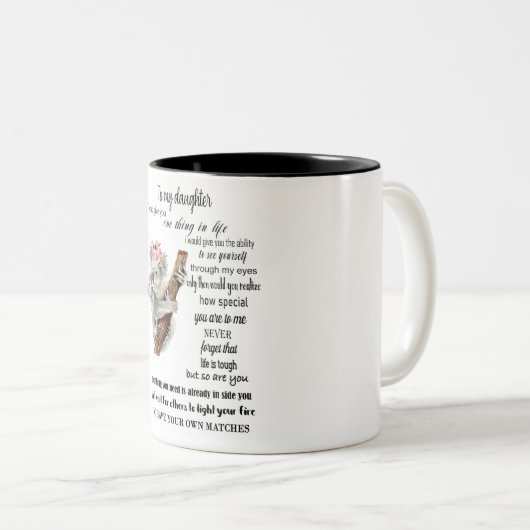 /感動的娘に2音式コーヒーマグ ツートーンマグカップ (正面右)