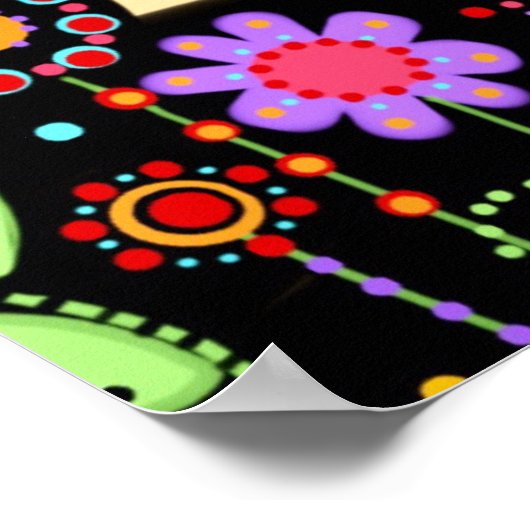 「感動的実現する」おもしろい・ツリー教室 ポスター (角)