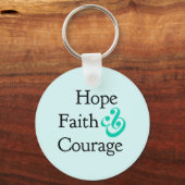 感動的希望、信仰、勇気キーチェーン キーホルダー (正面)