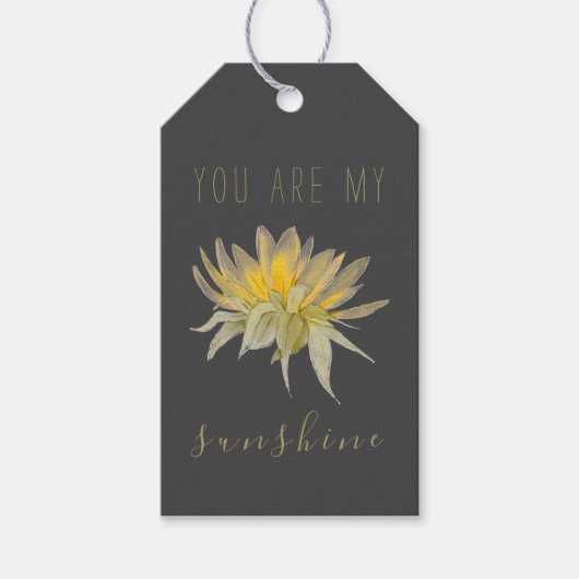 感動的引用文お前は俺のサンシャインサンフラワーだ ギフトタグ (正面)