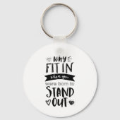 感動的引用文が外に出生まれる理由 キーホルダー (正面)