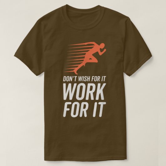 感動的引用文が望まない Tシャツ (デザイン正面)