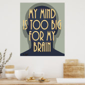 感動的引用文が頭に来ない ポスター (キッチン)