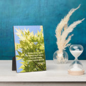 感動的引用文の自然写真 –  フォトプラーク (側面)