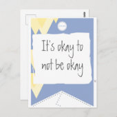 感動的引用文はがき切り出しフラグ。プレゼント ポストカード (正面/裏面)