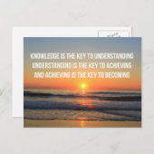 感動的引用文はがき ポストカード (正面/裏面)