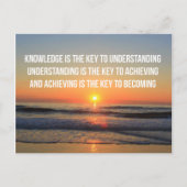 感動的引用文はがき ポストカード (正面)