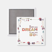 感動的引用文もしできるなんて夢にも思えない マグネット (正面/裏面)