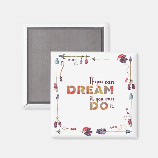 感動的引用文もしできるなんて夢にも思えない マグネット (正面/裏面)