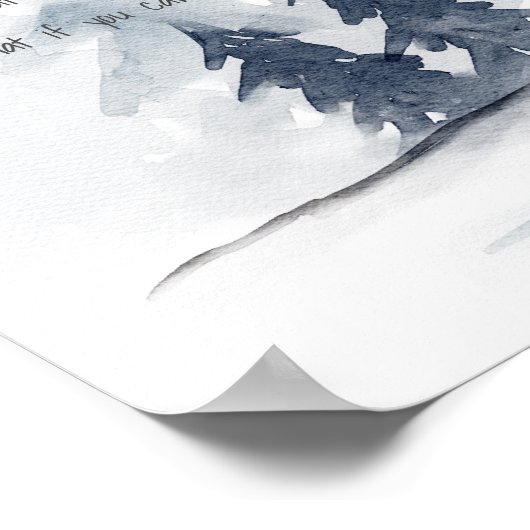 感動的引用文もしWhat You Can ポスター (角)