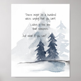 感動的引用文もしWhat You Can ポスター