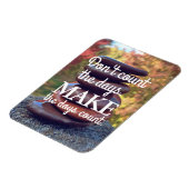 感動的引用文やる気を起こさせる禅石 マグネット (左側)