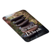 感動的引用文やる気を起こさせる言葉禅の石 マグネット (右側)