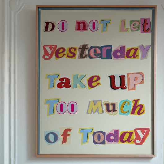 感動的引用文ウォールアートタイポグラフィポスター ポスター