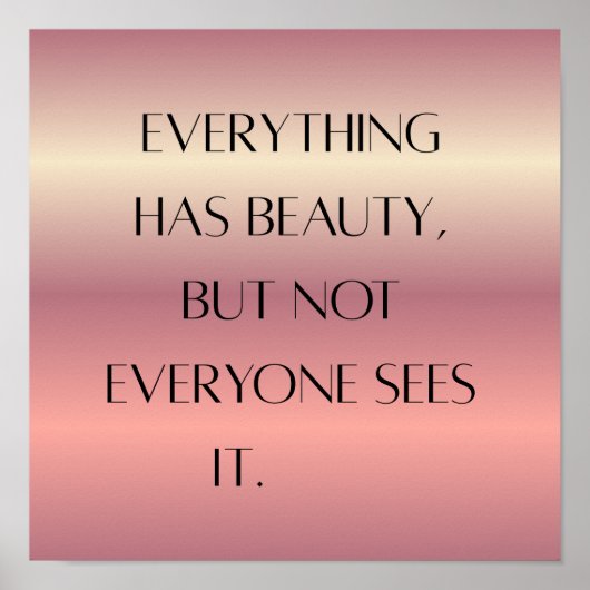 感動的引用文ウォールアートポスター – ミモダンニム ポスター (正面)