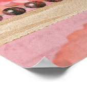 感動的引用文ウォールアート美しい確認 ポスター (角)