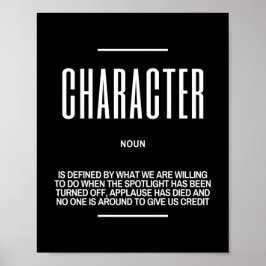 感動的引用文オンキャラクター ポスター