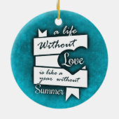 感動的引用文オンターコイズ セラミックオーナメント (裏面)