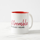 感動的引用文オンホワイト ツートーンマグカップ (正面右)