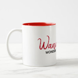 感動的引用文オンホワイト ツートーンマグカップ