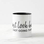 感動的引用文オンホワイト マグカップ (中央)