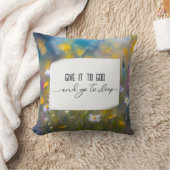 感動的引用文オン野草 クッション (ブランケット)