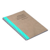 感動的引用文カスタム手帳 ノートブック (右側)