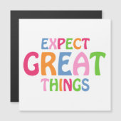 感動的引用文カラフル可愛い磁気カード (正面/裏面)