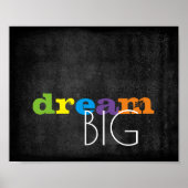 感動的引用文カラフル文字ポスタードリーム大 ポスター (正面)