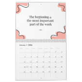 感動的引用文カレンダー2024 カレンダー (1月 2026)