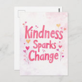 感動的引用文カード – やる気を起こさせる引用文 ポストカード (正面/裏面)