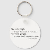 感動的引用文キーホルダーモチベーションの贈り物 キーホルダー (正面)